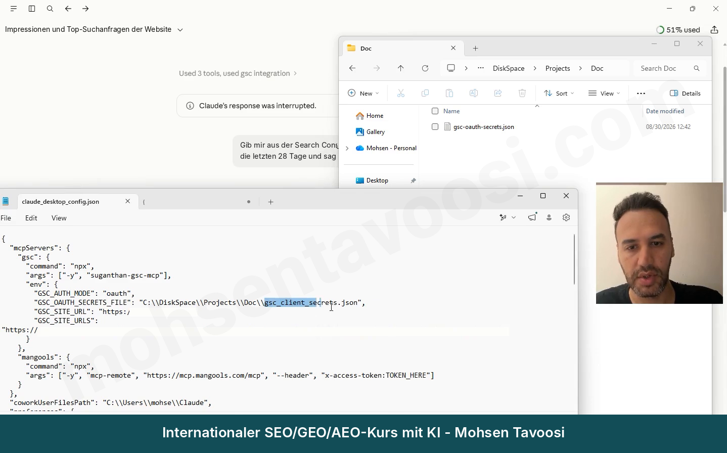 Der Dateiname in der Konfiguration stimmt nicht mit dem Dateinamen im Ordner überein